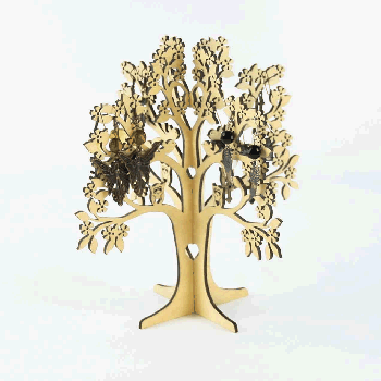 Подставка для бижутерии «Совы на дереве»