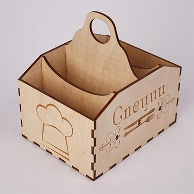 Деревянная коробка «Для специй»